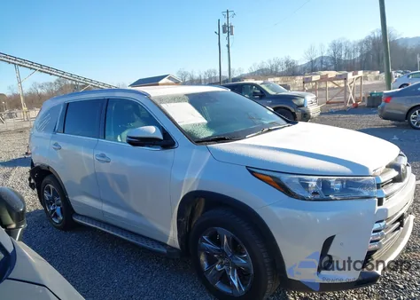 2018 Toyota Highlander Limited Platinum из США, поврежденный, VIN 5TDDZRFH8JS891484